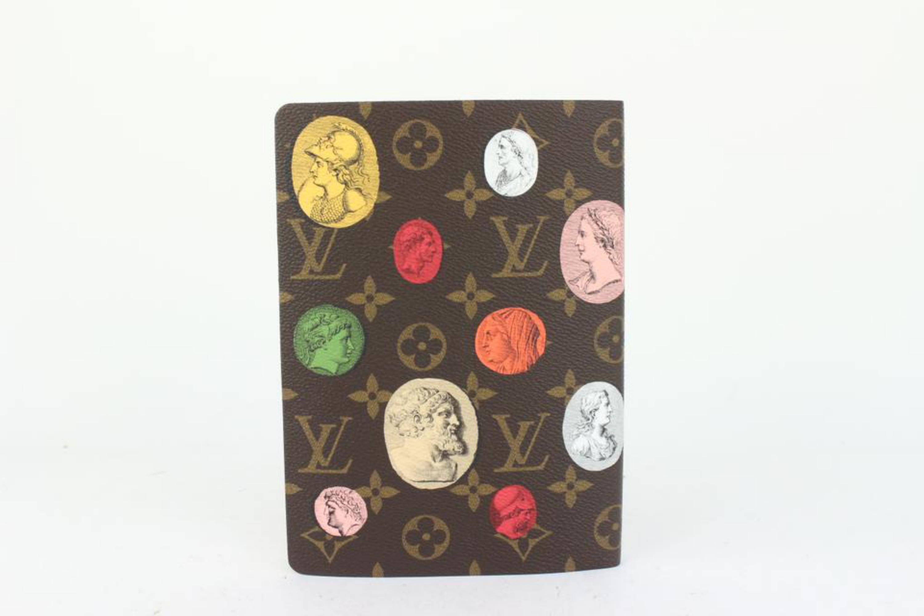 Louis Vuitton Roman Faces Fornasetti Clemence Notebook 13LVL1223 1