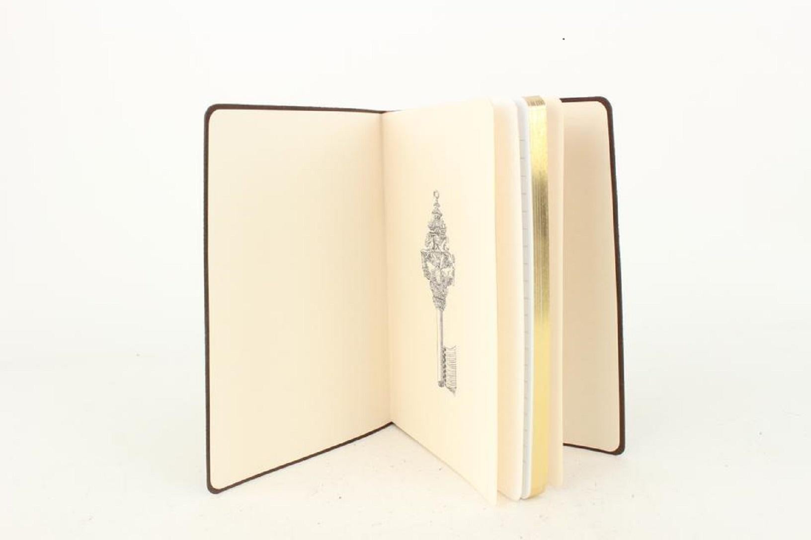 Louis Vuitton Roman Faces Monogram Fornasetti Clemence Notebook 239lv2 In New Condition In Dix hills, NY