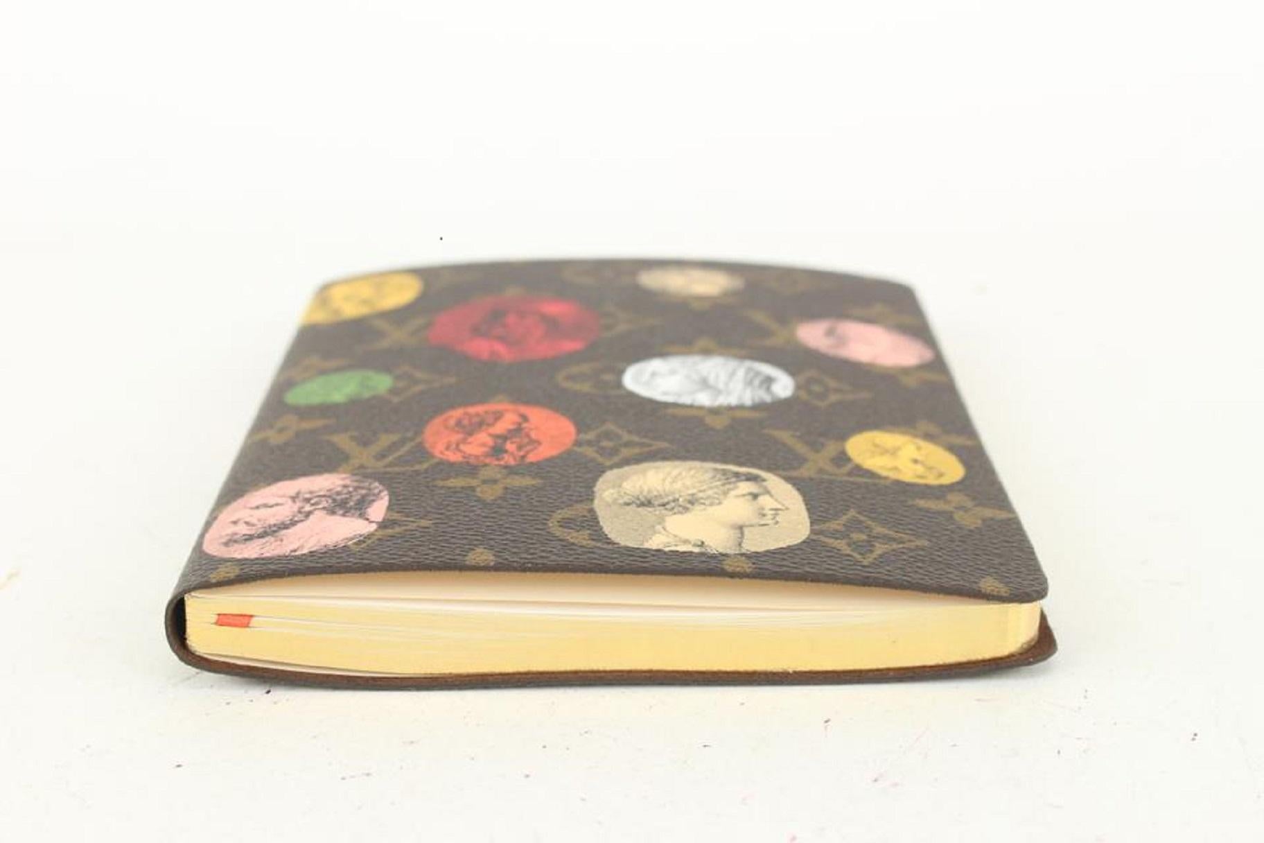 Louis Vuitton Roman Faces Monogram Fornasetti Clemence Notebook 239lv2 3