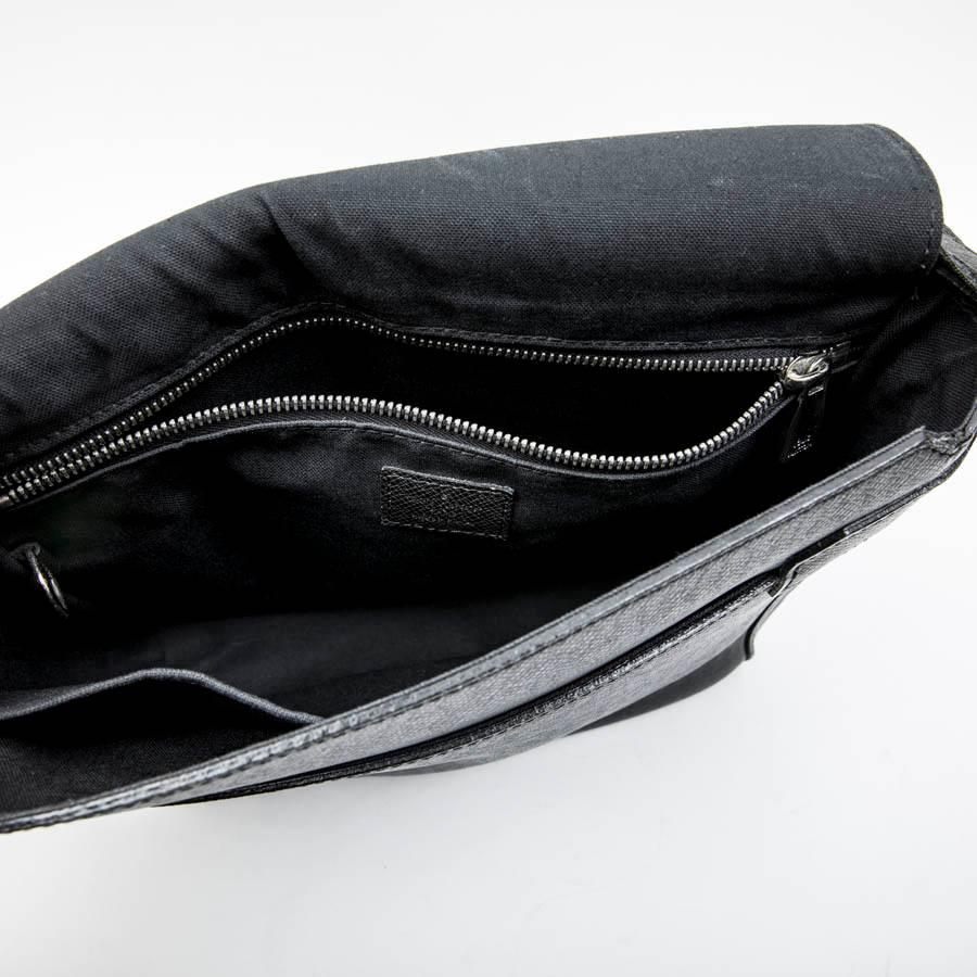 LOUIS VUITTON 'Roman' Flap Bag in Slate Color Taiga Leather 5
