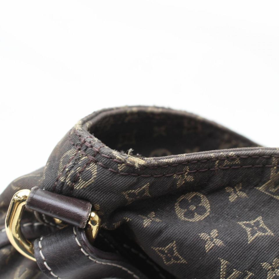 Louis Vuitton Romance Ebene Mini Lin Hobo with Pouch 869487 Shoulder Bag For Sale 7