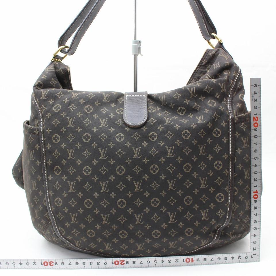 Louis Vuitton Romance Ebene Mini Lin Hobo with Pouch 869487 Shoulder Bag For Sale 1