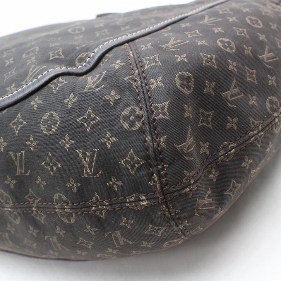 Louis Vuitton Romance Ebene Mini Lin Hobo with Pouch 869487 Shoulder Bag For Sale 3