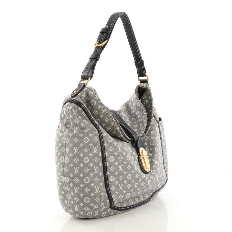 Gray Louis Vuitton Romance Handbag Monogram Idyll