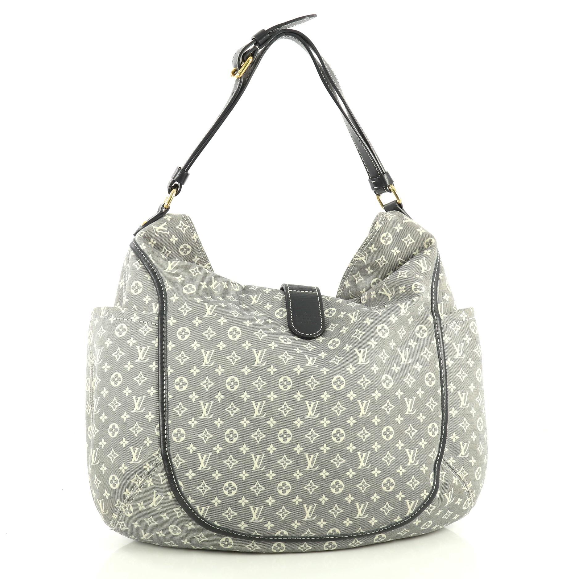 Gray Louis Vuitton Romance Handbag Monogram Idylle