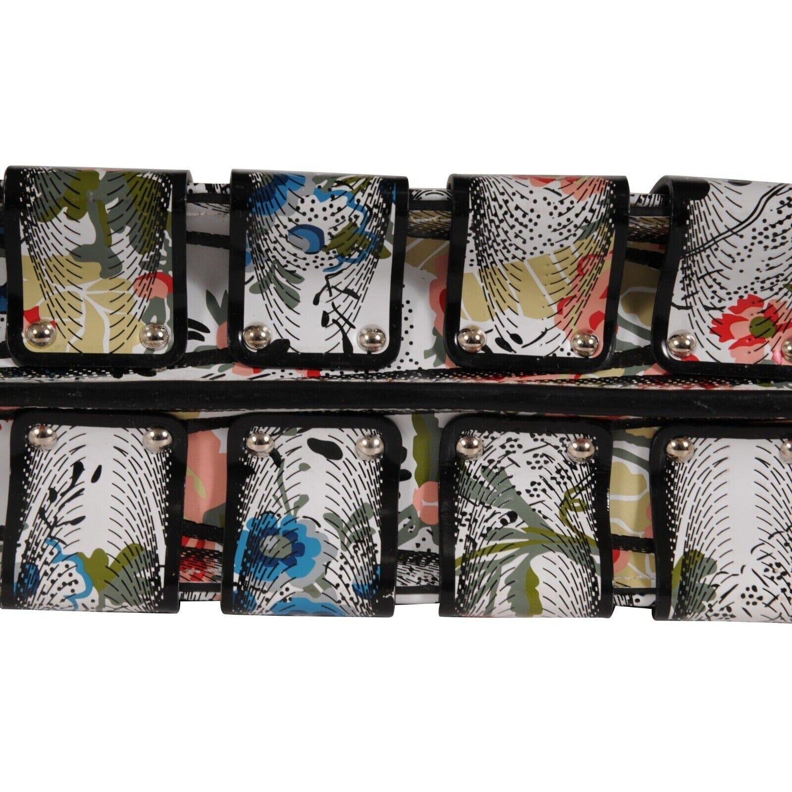 Louis Vuitton - Petite pochette à bandoulière argentée à fleurs romantiques en vente 6