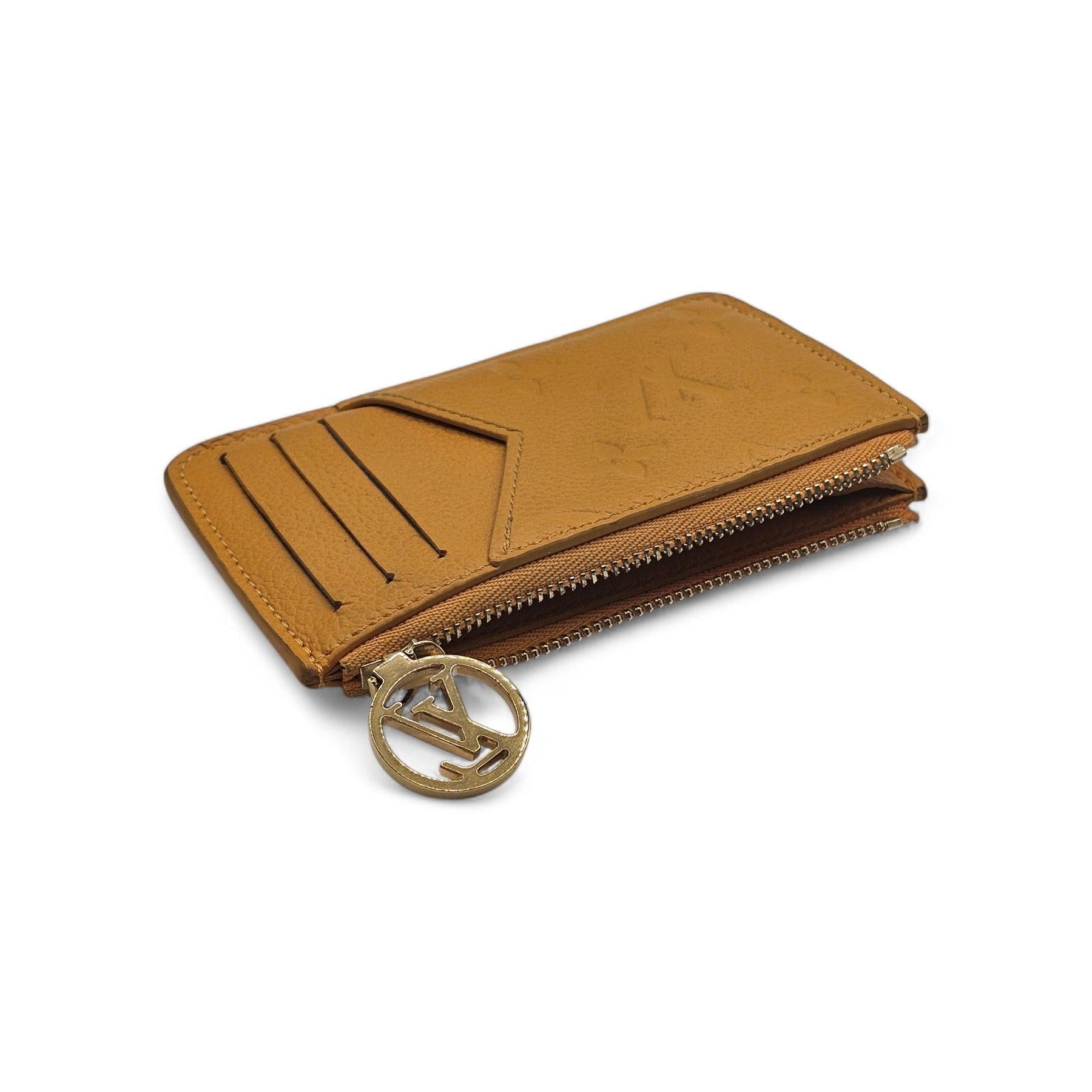 Louis Vuitton Romy Monogram Empreinte Card Case M11412 - Leather - Yellow For Sale 2