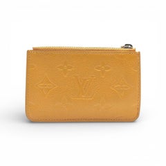 Louis Vuitton Romy Monogram Empreinte Leather Card Case M11412 Yellow
