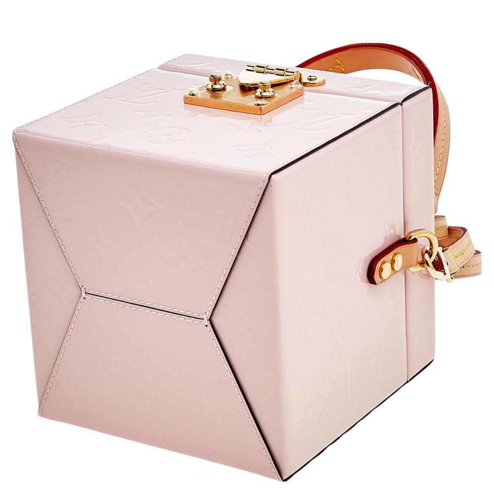 Louis Vuitton Rose Angelique Monogrammierte Vernis Bleecker Tasche Damen