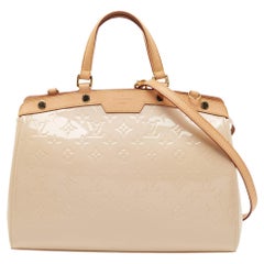 Louis Vuitton Rose Angelique Monogram Vernis Brea MM Bag