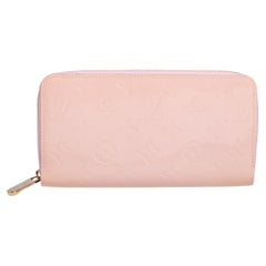 Louis Vuitton Rose Angelique Monogram Vernis Zippy Wallet Louis Vuitton Rose Angelique Monogram Vernis Zippy Wallet