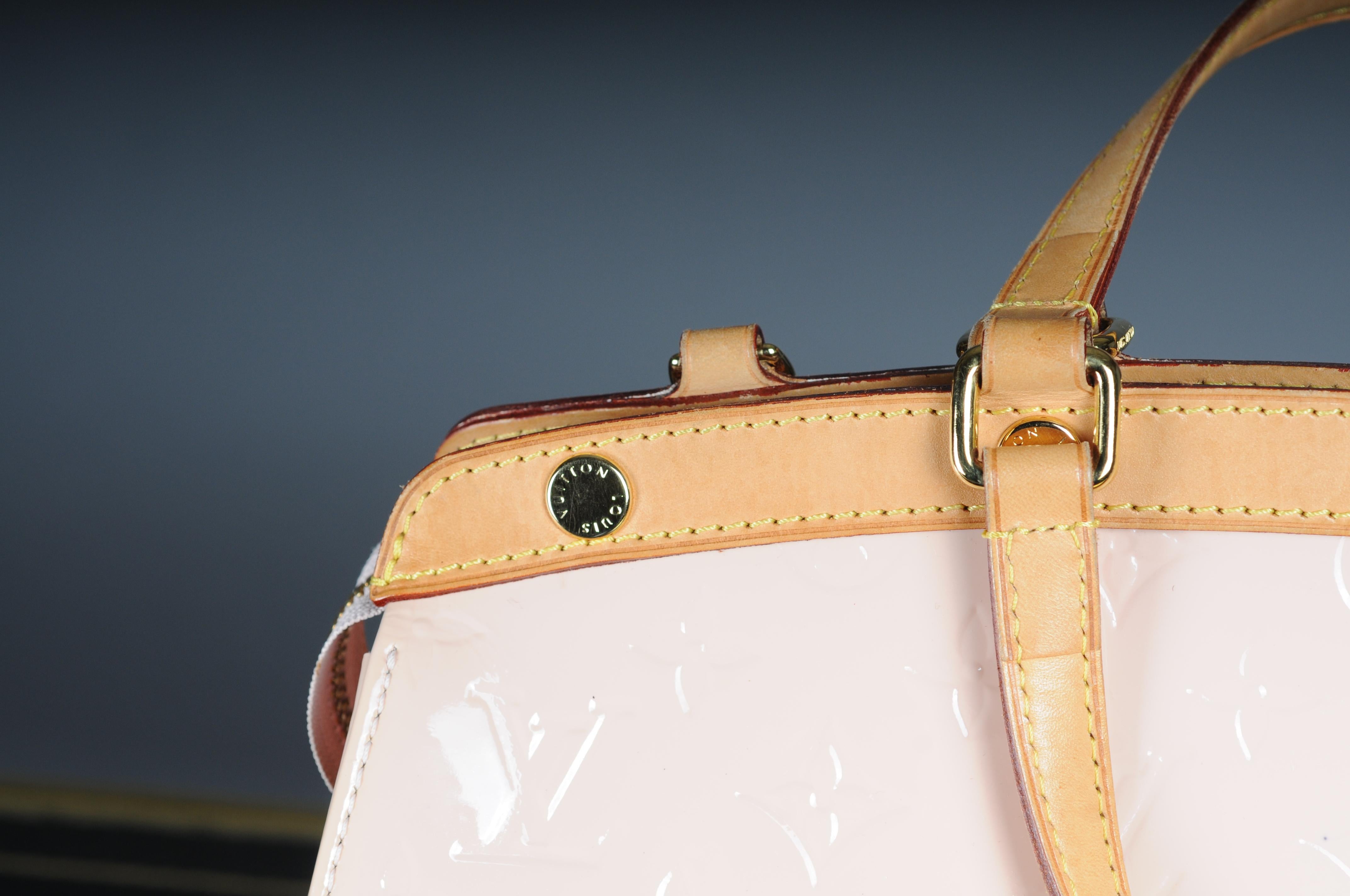 Louis Vuitton Rose Angelique Vernis MM Brea Bag Gold Hardware, 2015 For Sale 4