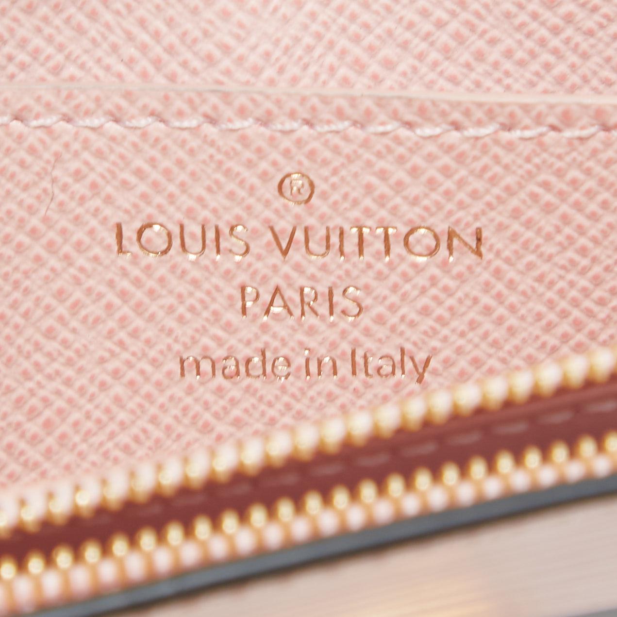 Louis Vuitton Rose Ballerine/Black Epi Leather Trunk Multicartes Wallet 1
