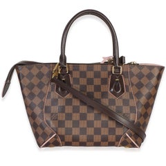 Louis Vuitton Rose Ballerine Damier Ebene Canvas Caissa PM Tote