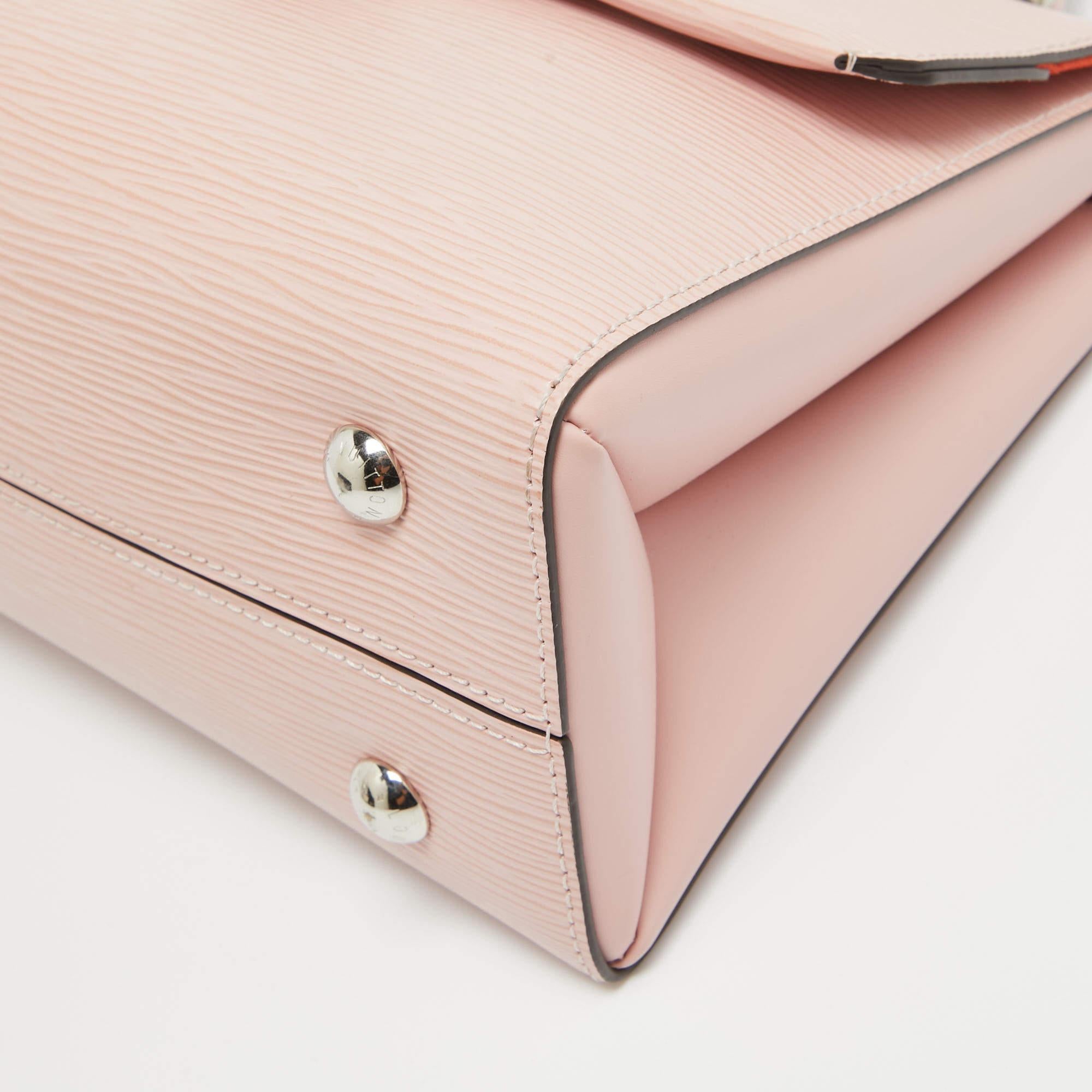 Louis Vuitton Rose Ballerine Epi Leather Grenelle PM Bag 3