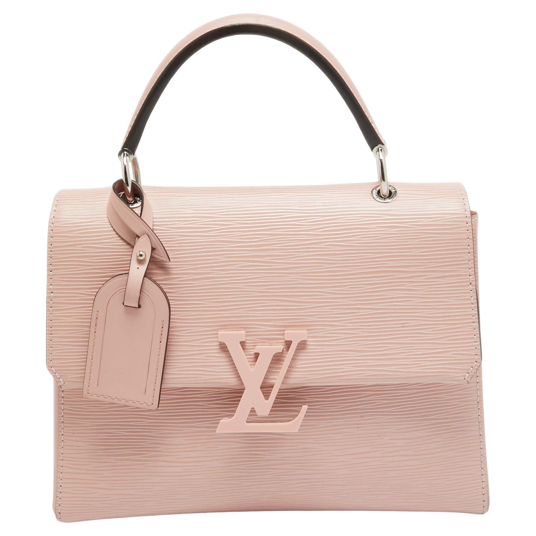 Louis Vuitton Rose Ballerine Epi Leather Grenelle PM Bag For Sale