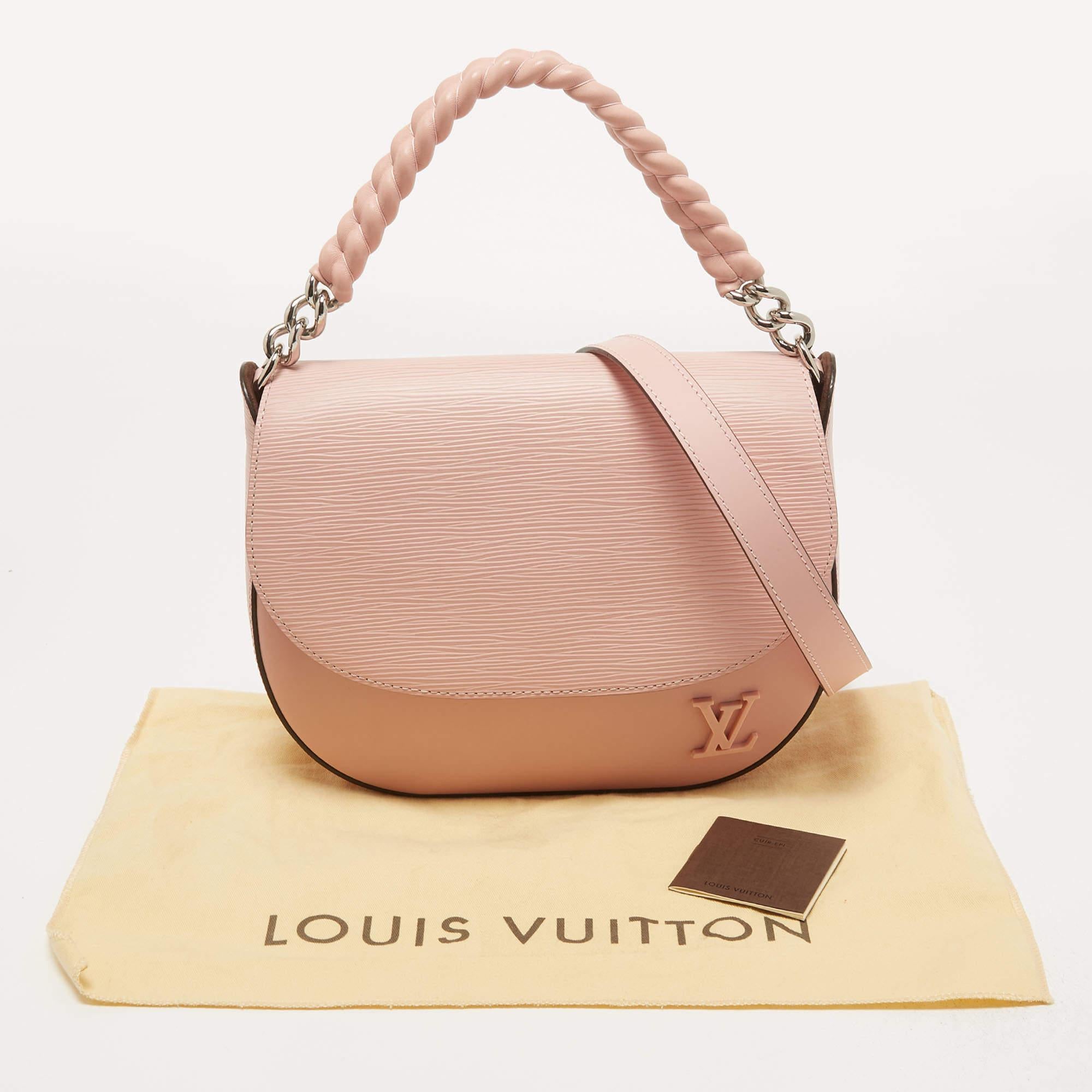 Louis Vuitton Rose Ballerine Epi Leather Luna Bag 8