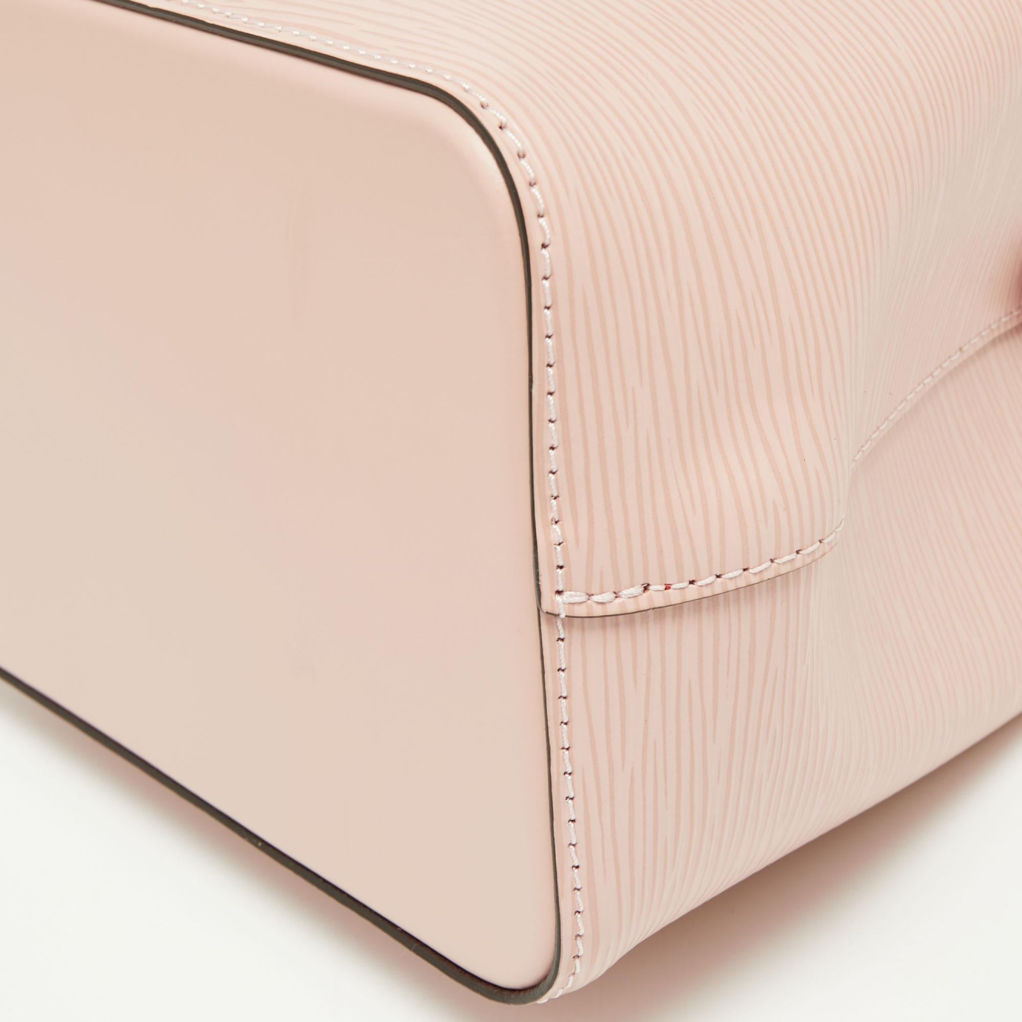 Beige Louis Vuitton Rose/Ballerine Epi Leather NeoNoe BB Bag