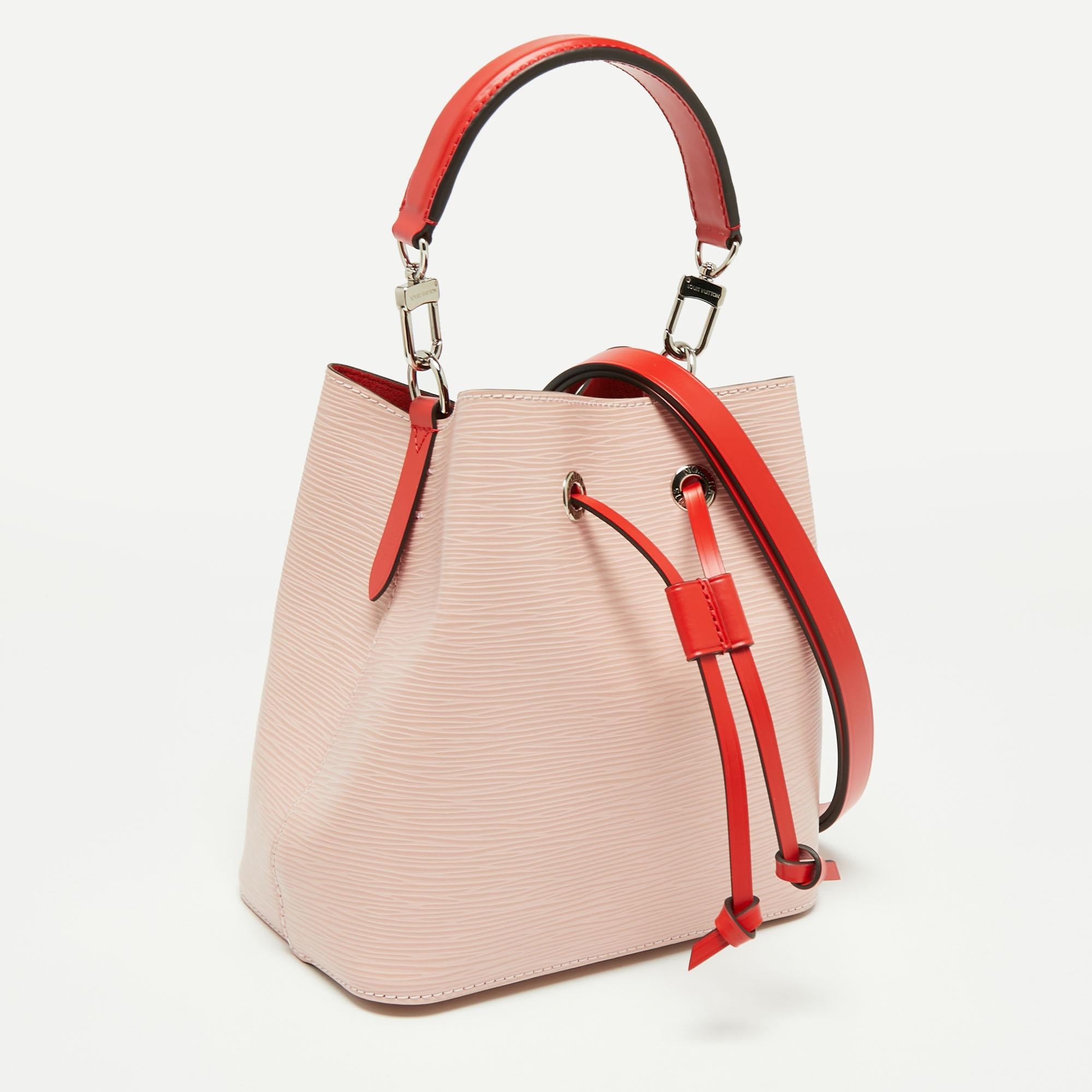 Women's Louis Vuitton Rose/Ballerine Epi Leather NeoNoe BB Bag