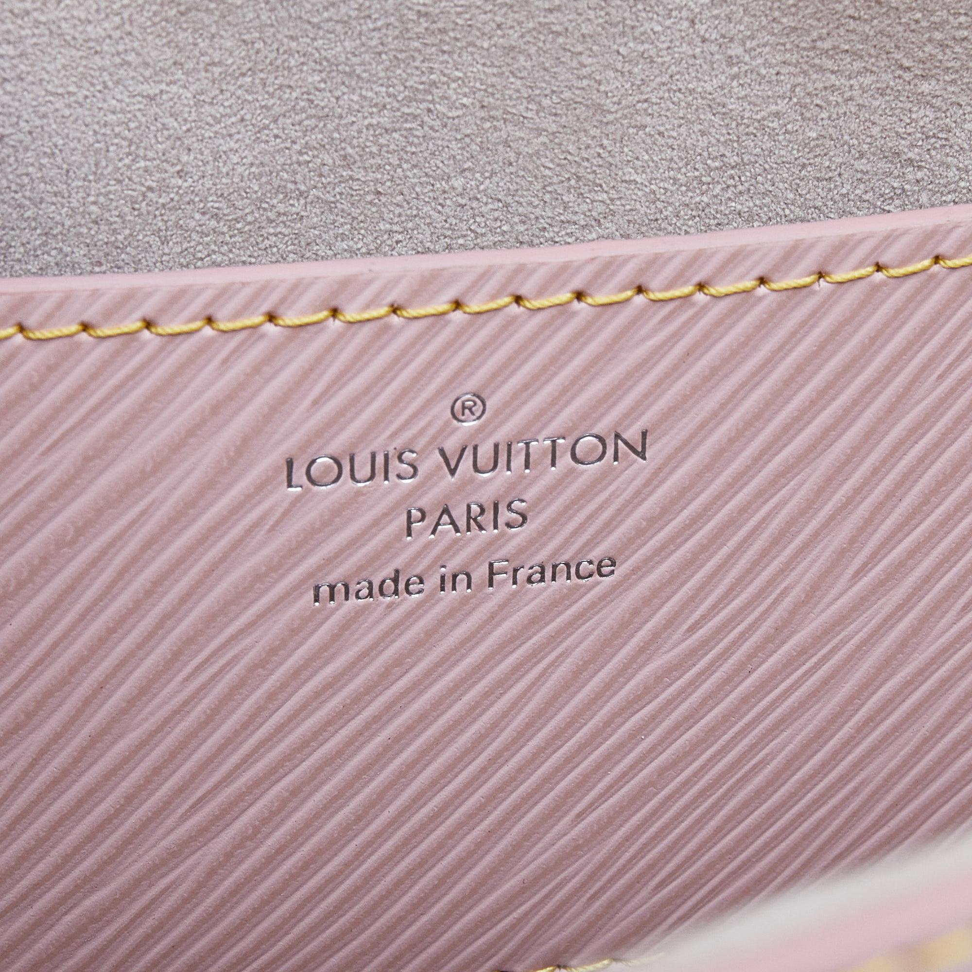 Louis Vuitton Rose Ballerine Epi Leather Twist MM Bag 2