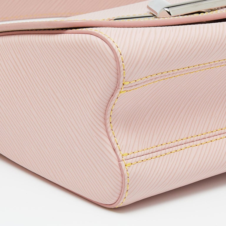 Louis Vuitton Rose Ballerine Epi Leather MM Twist Bag - Yoogi's Closet