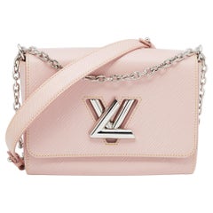 Louis Vuitton Rose Ballerine Epi Leather Twist MM Bag