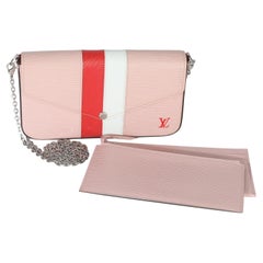 Louis Vuitton Rose Ballerine Epi Stripe Felicie Pochette