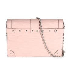 Louis Vuitton Rose Ballerine Epi Trunk Chain Wallet