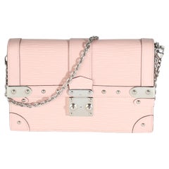 Louis Vuitton Rose Ballerine Epi Trunk Chain Wallet