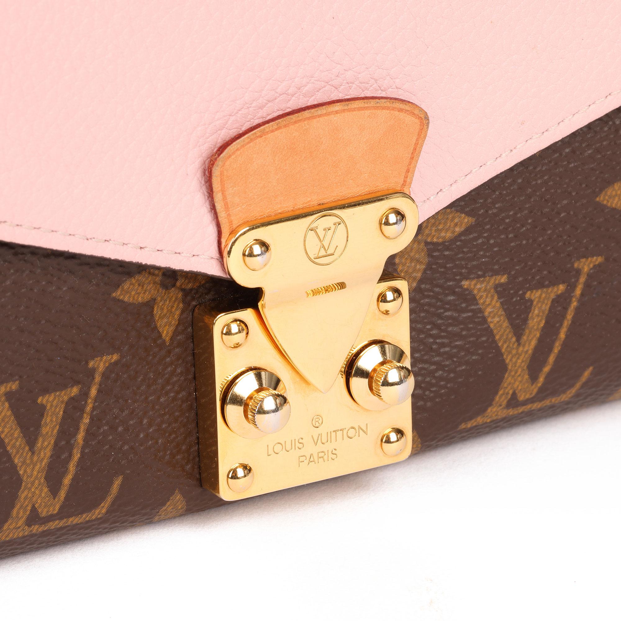 Louis Vuitton Rose Ballerine, Monogram Canvas & Vachetta Leather Metis Wallet 5