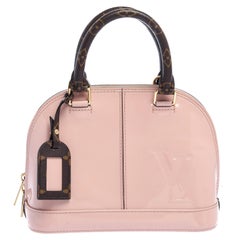 Louis Vuitton Rose Ballerine Patent Leather Alma BB Bag