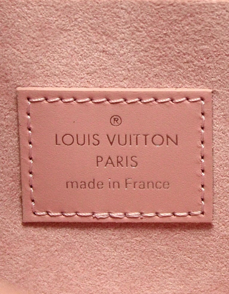 Louis Vuitton Rose Ballerine Pink Epi Pochette Felicie Crossbody Bag w/ Inserts For Sale at 1stdibs