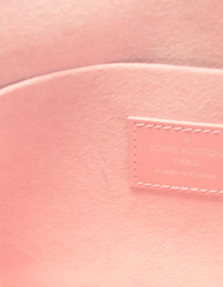 Louis Vuitton Rose Ballerine Pink Epi Pochette Felicie Crossbody Bag w/ Inserts For Sale at 1stdibs