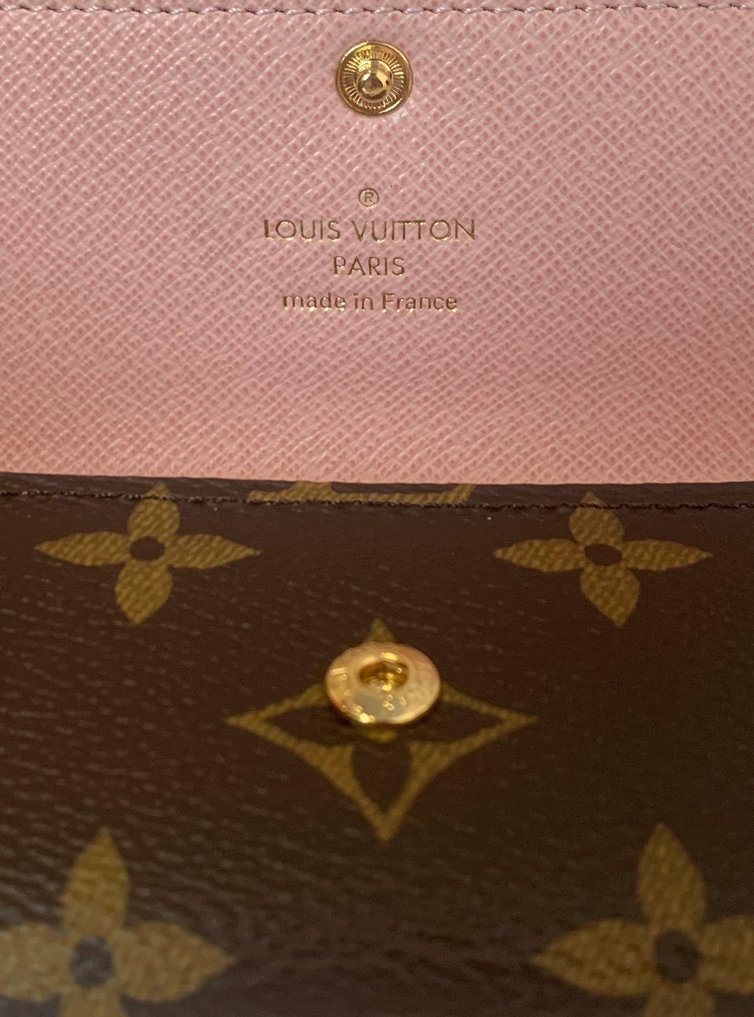 Black Louis Vuitton Rose Ballerine Pink & Monogram Multicles 6 Key Holder M60701
