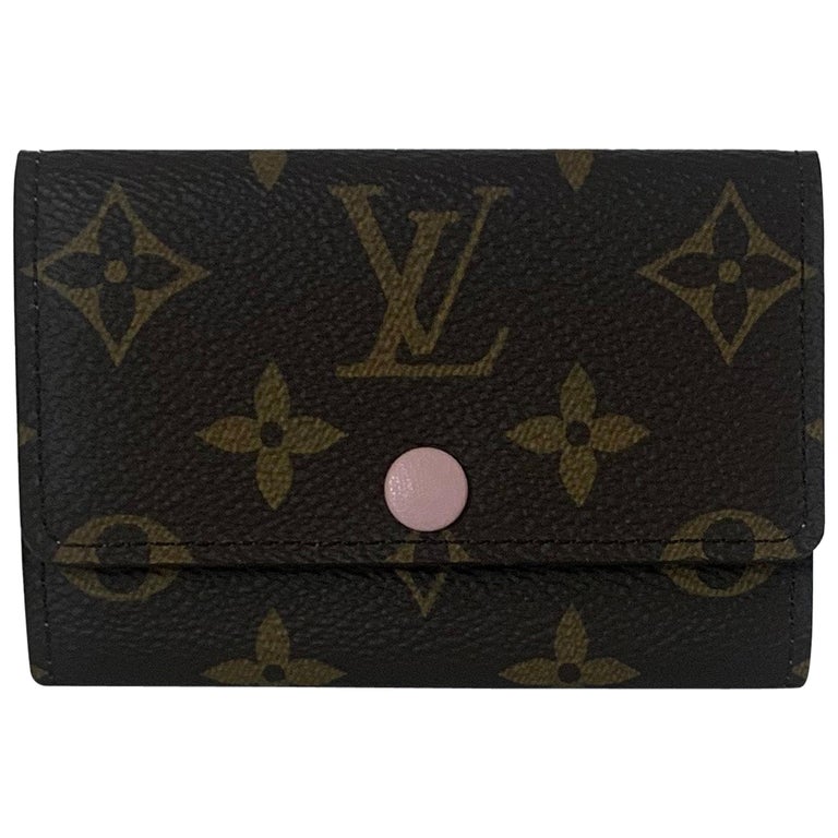 Louis Vuitton LV Charms Card Holder Monogram Rose Ballerine Monogram