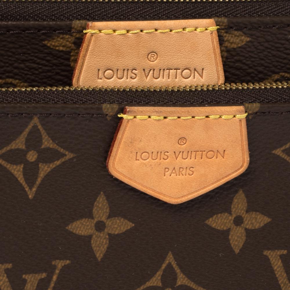 Black Louis Vuitton Rose Clair Monogram Canvas Multi Pochette Accessoires