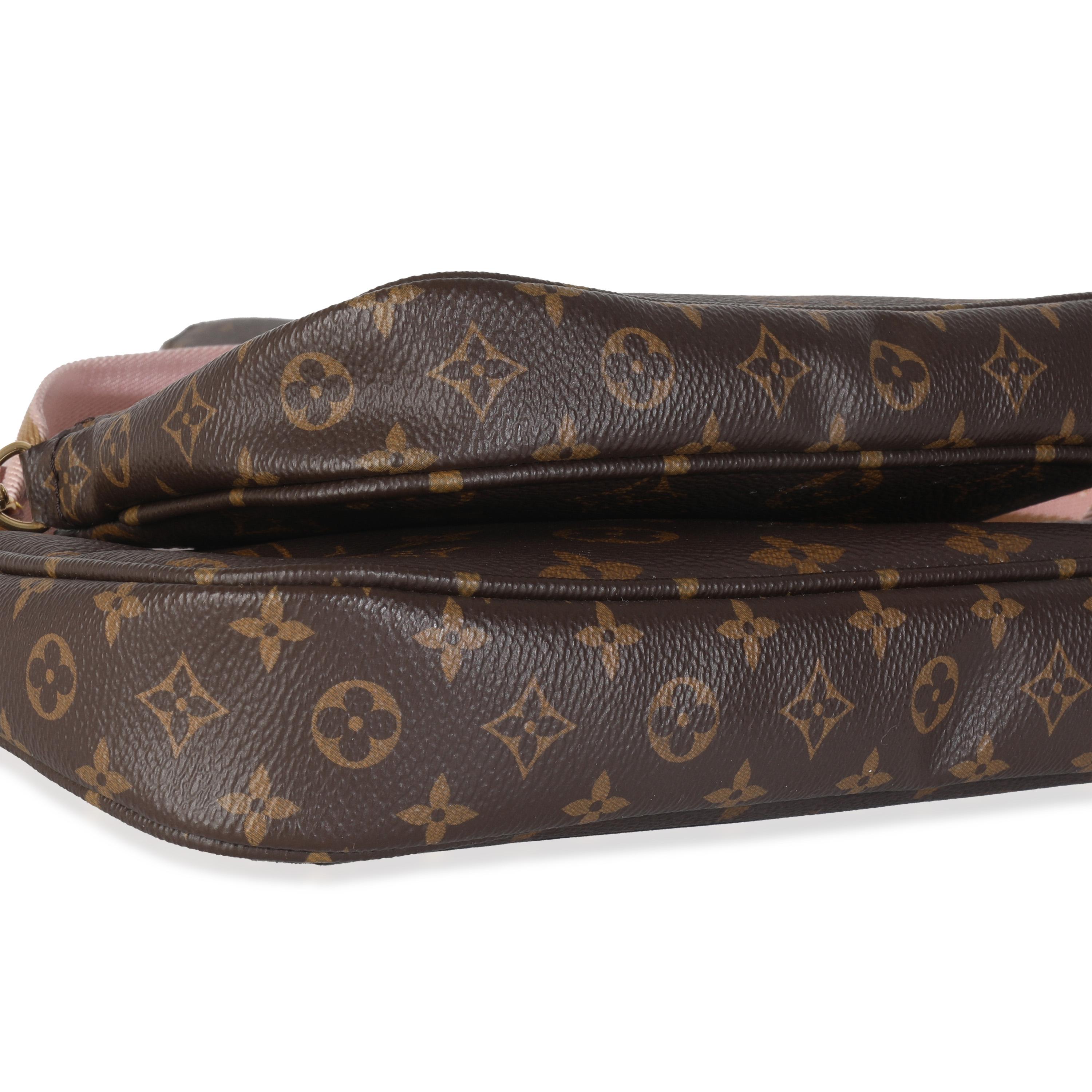 Louis Vuitton Rose Clair Monogram Canvas Multi Pochette Accessoires 2