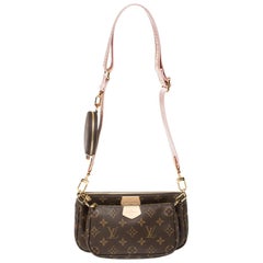 Louis Vuitton Rose Clair Monogram Canvas Multi Pochette Accessoires