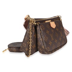 Louis Vuitton Rose Clair Monogram Canvas Multi Pochette