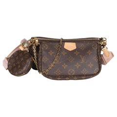 Louis Vuitton Rose Clair Monogram Canvas Multi Pochette