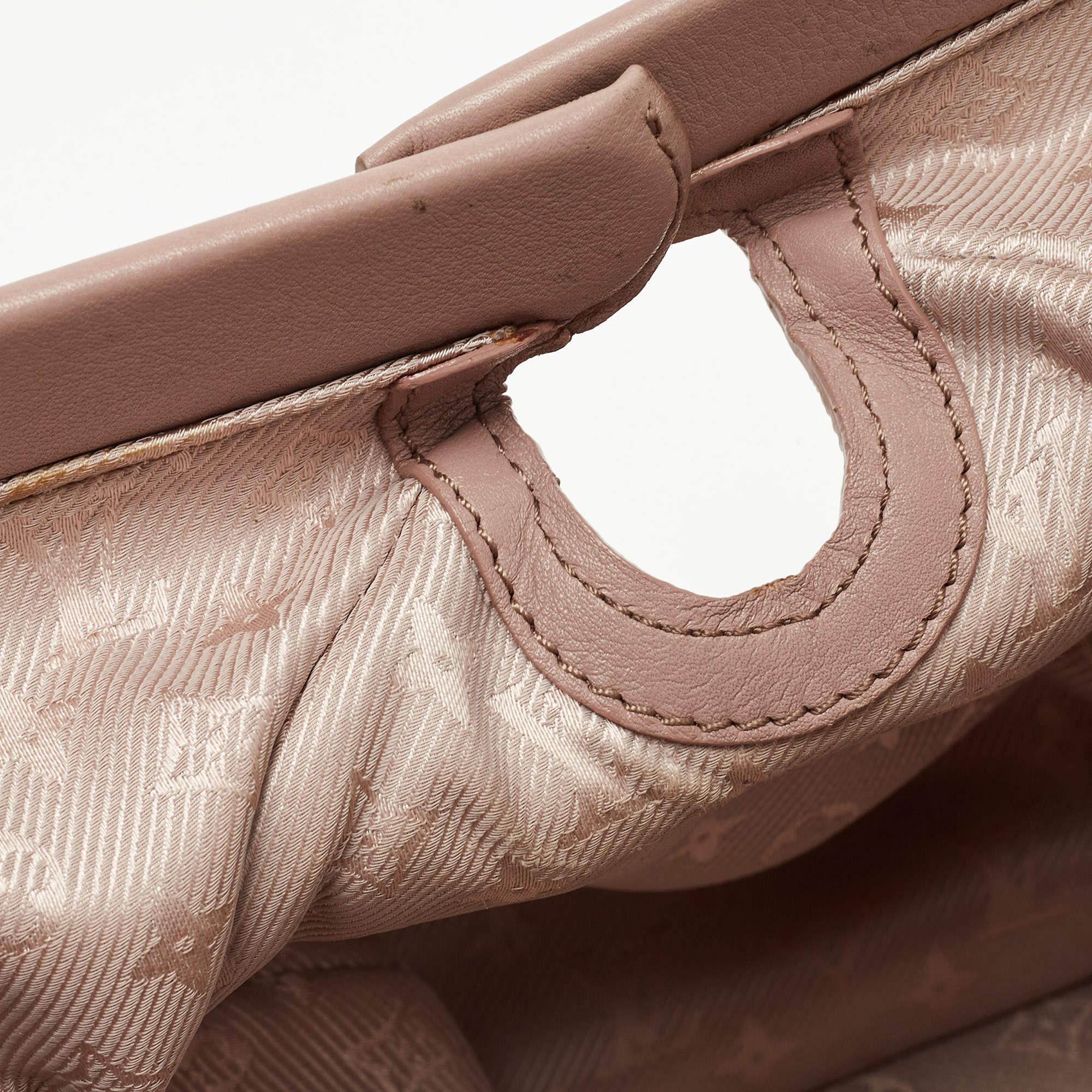 Louis Vuitton Rose Cuir Leather Cinema Intrigue Bag 6