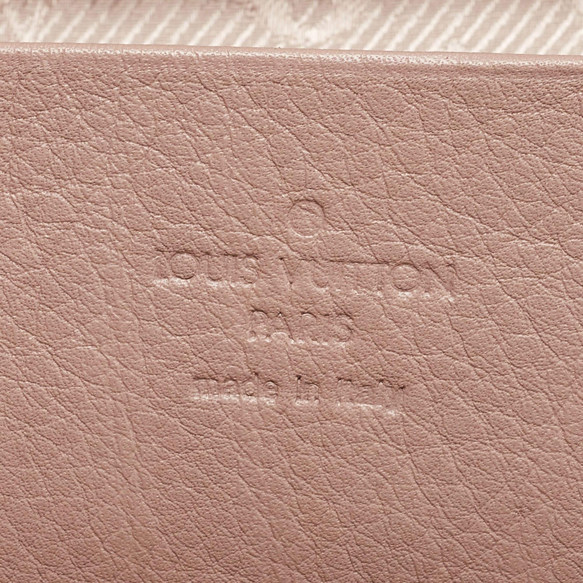 Louis Vuitton Rose Cuir Leather Cinema Intrigue Bag 3