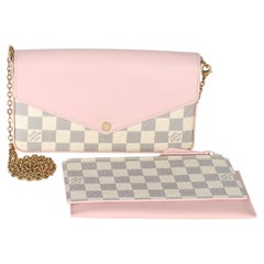 Louis Vuitton Rose Damier Azur Felicie Pochette