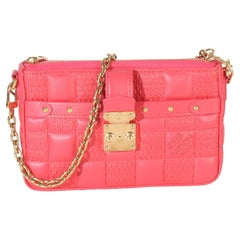 Louis Vuitton Rose Damier Quilted Lambskin Troca Pochette