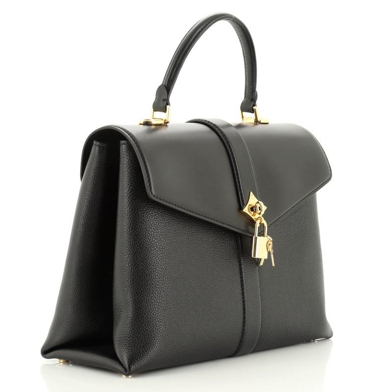 Black Louis Vuitton  Rose des Vents Bag Leather MM
