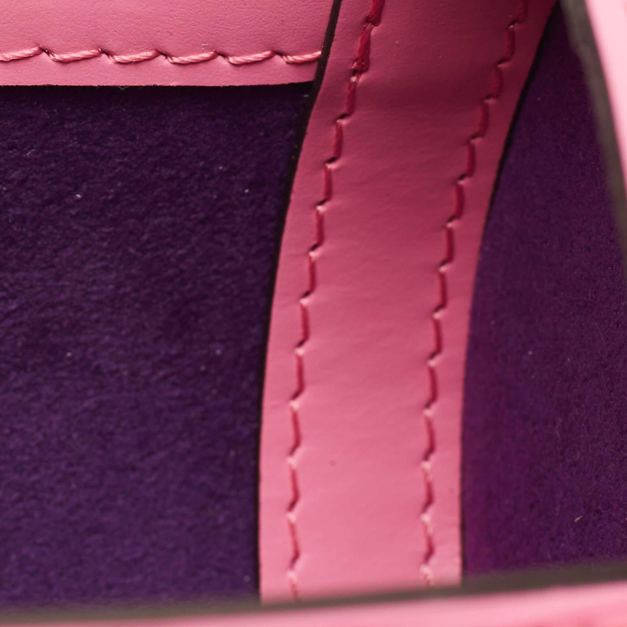 Louis Vuitton Rose Epi Leather Papillon Trunk Bag 8