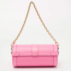 Louis Vuitton Rose Epi Leather Papillon Trunk Bag