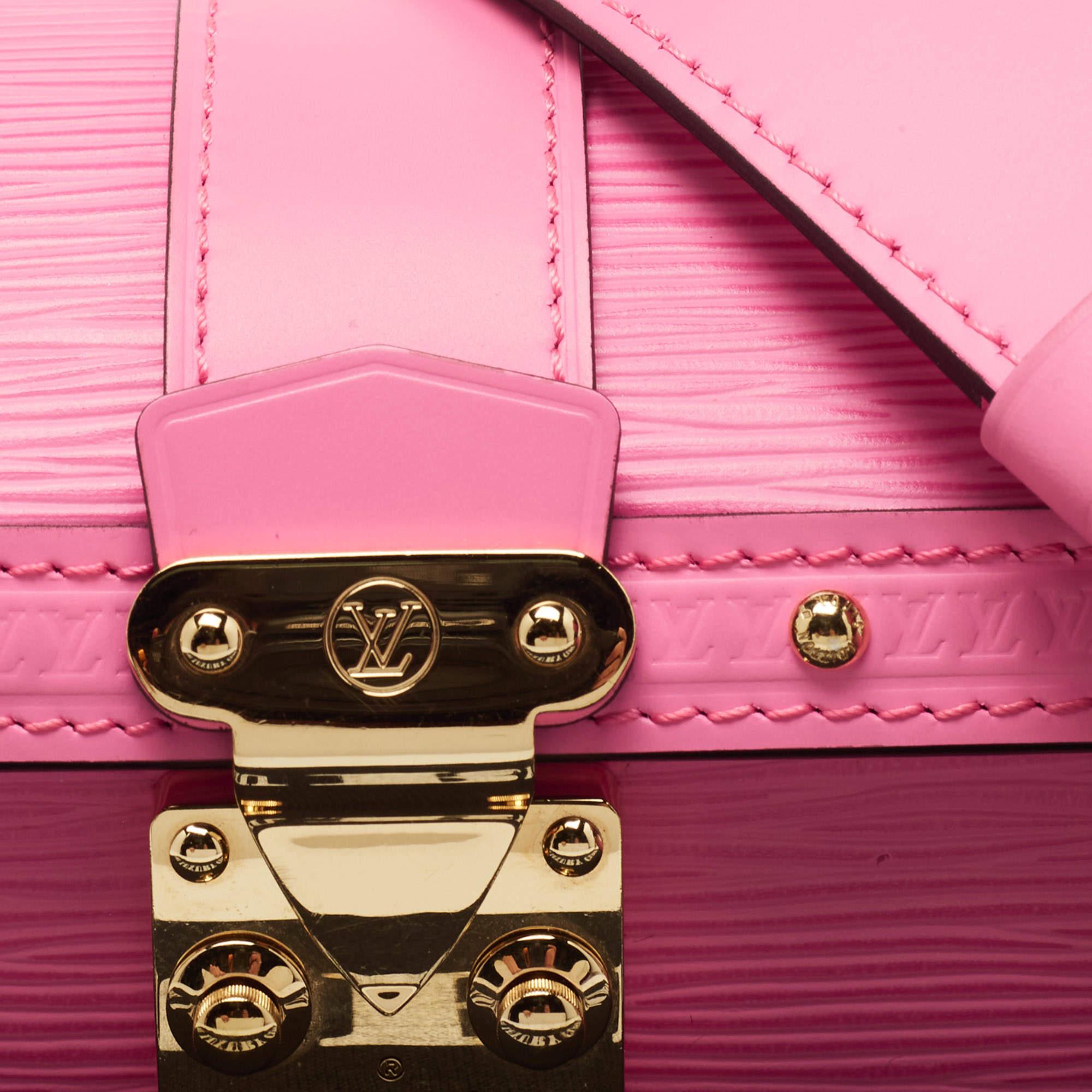 Louis Vuitton Rose Epi Leather Papillon Trunk Bag 4