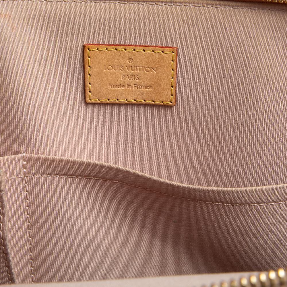 Louis Vuitton Rose Florentine Monogram Vernis Alma PM Bag 4
