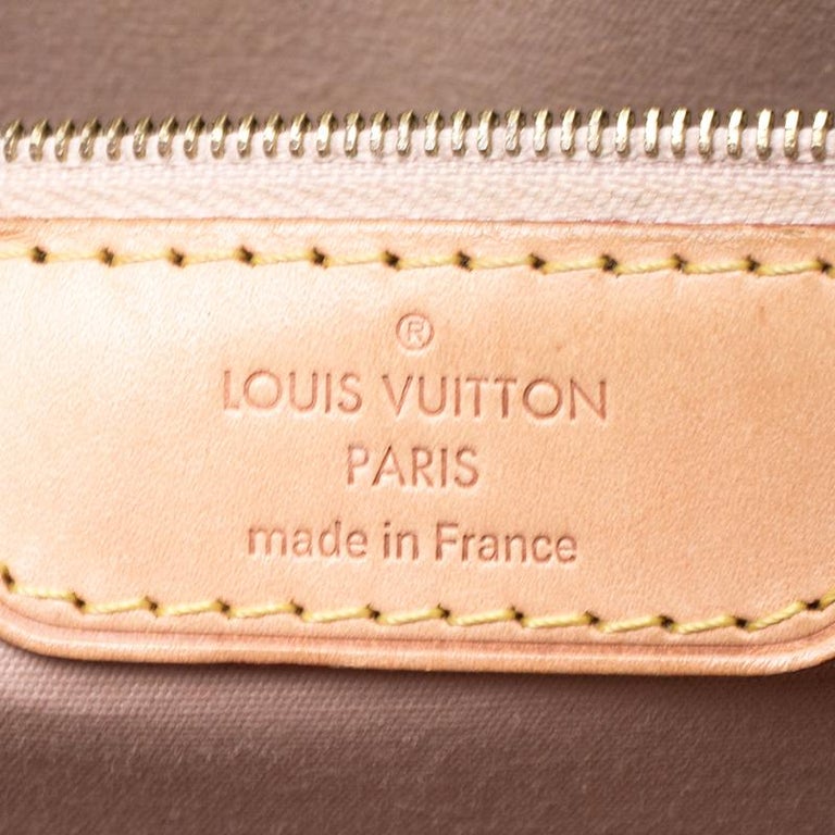 Louis Vuitton Rose Florentine Monogram Vernis Brea GM Bag at 1stDibs